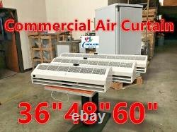NEW Commercial 36 2 Speed Air Curtain UL with Door Switch High Low Fan