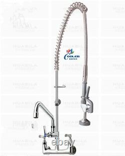 NEW Commercial Sink Faucet with Flush Line Kitchen Restaurant Bar Model FC61