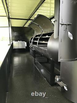 NEW Custom BBQ pit Charcoal grill Smoker Concession style Trailer