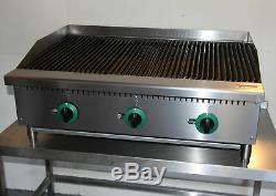 NEW Gas Chargrill Radiant Grill Char Broiler 3 Burner