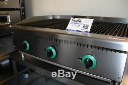 NEW Gas Chargrill Radiant Grill Char Broiler 3 Burner