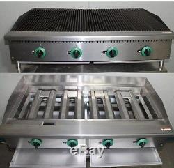 NEW Gas Chargrill Radiant Grill Char Broiler 4 Burner