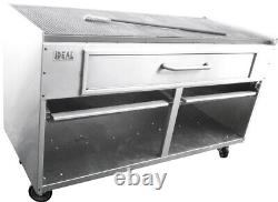 New 48 Mesquite Wood Broiler (Heavy Duty) Made in USA by Ideal Cooking Products