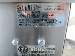 New Anvil FTA 8024 Electric Griddle 24 220 V #5557