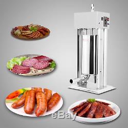 New Commercial Electric Sausage Filler Stuffer 15L, Meat Vertical Machine Shop
