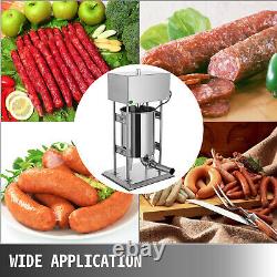 New Commercial Electric Sausage Filler Stuffer Meat 15L Vertical Machine