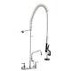 New Commercial Kitchen Restaurant Pre-rinse Faucet Swivel With 12 Add-on Faucet