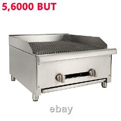 New Gas Radiant Commercial Restaurant Kitchen Countertop Charbroiler 56000 BUT