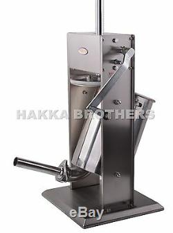 New Hakka 33LB Sausage Stuffer Vertical Stainless Steel 15L Meat Filler SV-15