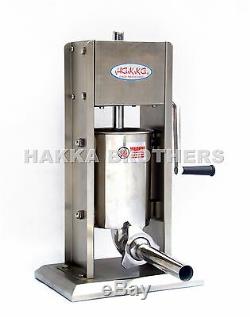 New Hakka 3L Sausage Stuffer Vertical Stainless Steel 3Lb-7Lb Meat Filler