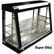 New! Heated Food Display Warmer Cabinet Case 48 Glass On All Sides & In Stock