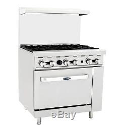 New Heavy 36 Range 6 Burners With 1 Full Standard Oven Stove Lp Prop Gas Only