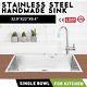 New Stainless Steel Kitchen Sink Single Bowl 33x 22 Drop In Top Mount 18g