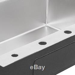 New Stainless Steel Kitchen Sink Single Bowl 33x 22 Drop in Top Mount 18G