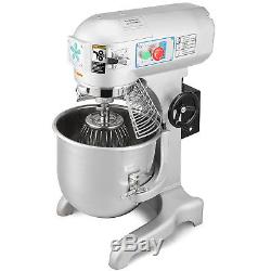 New Vevor 1.5Hp 30Qt Commercial Bakery Dough Food Mixer Gear Driven 1100W