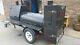Night Hog Mini Hogzilla Mobile Bbq 24 Grill 4 Barrel Smoker Trailer Food Truck