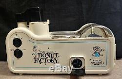 Nostalgia Automatic Mini Donut Factory Machine With Manual Tested And Works