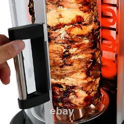 Nutrichef Countertop Vertical Rotating Oven Rotisserie Shawarma Machine, Kebob