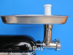 ORIGINAL STAINLESS STEEL Meat Grinder for Kitchenaid Mixer by Smokehouse Chef
