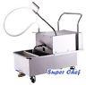 Oil Filter Cart For Drain Type Fryers 89 Lbs