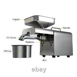 Oil Press Machine Oil Extraction Extractor Expeller Olive Peanut Nuts Seeds Auto