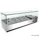 Omcan 40535 Refrigerated Topping Rail With 4 Pan Capacity