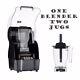 Omniblend Pro Commercial Blender + Enclosure + 2 Jugs Ice Smoothie Milkshake Bar