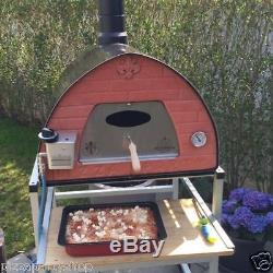 Outdoor GAS pizza oven PIZZA PARTY BOLLORE Gas fired oven or wood fired oven