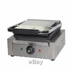 Panini Press Machine, Toaster, Electric Sandwich Maker, Commercial Pannini Grill