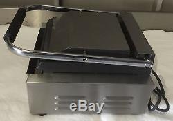 Panini Press Machine, Toaster, Electric Sandwich Maker, Commercial Pannini Grill
