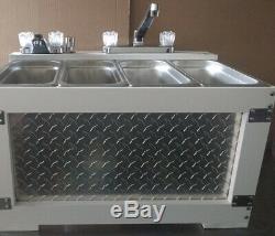 Portable Sink Concession Sink 3 Compartment Sink, 4 Compartment Sink, Table Top