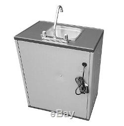 Portable Sink Mobile Hand Wash Station with Hot Water Handwashing