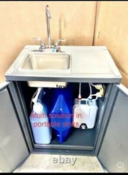 Portable Sink Mobile Hand Wash with Hot and Cold Water with NSF Parts 110V