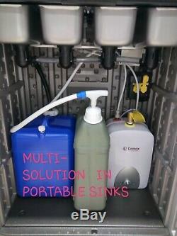 Portable Sink NSF Mobile Concession compartment hot water three 4 compartment