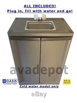 Portable Sink Self Contained Hand Washing Station Cold Water Only