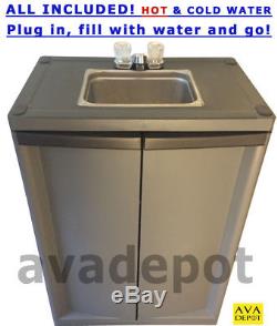 Portable Sink With Hot Water Self Contained All Included