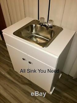 Portable sink NSF mobile Handwash Self contained Hot Water concession
