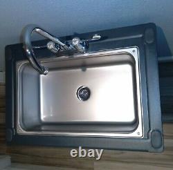 Portable sink mobile Handwash Self contained Hot & Cold Water. Full size 2021