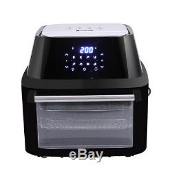 Power Air Fryer Oven All-In-One 16 Quart Plus Dehydrator Grill Rotisserie 16.9QT