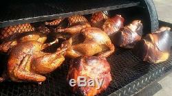 Pre Seasoned Oil BBQ Smoker 30 Grill Catering Business Mobile Kitchen Food Truck