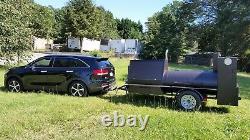 Pro Pitmaster BBQ Smoker 48 Grill Pit Cooker Catering Business Mobile Food Truck