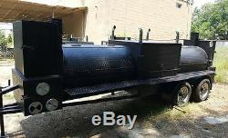 Pro T Rex BBQ Smoker Cooker 48 Grill Trailer Mobile Food Truck Business Catering