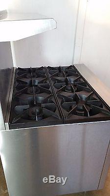 ROYAL RR-6 Commercial Gas Range Stove with 6 Burners