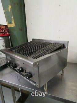 Rankin- Delux DRB-25 Natural Gas Charbroiler Radiant, 4 Zone, 25, 44,000 BTU