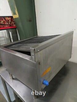 Rankin- Delux DRB-25 Natural Gas Charbroiler Radiant, 4 Zone, 25, 44,000 BTU