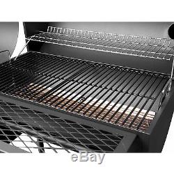 Royal Gourmet 30 BBQ Charcoal Grill and Smoker with Cover Black Outdoor Garden
