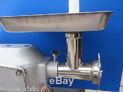 S/S Meat Grinder Attachment for size #12 Hobart mixer a200 a120 d300 d330 h600