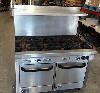 Southbend 48 Range With 8 Burners & 2 Space Saver Ovens Natural Gas Nice