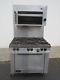 Southbend X336d Natural Gas 6 Burner Range With Oven Base & Overhead Char Grill