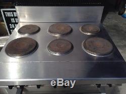 SS686 Garland Electric Range 6 Sealed Hot Plates with Standard Oven